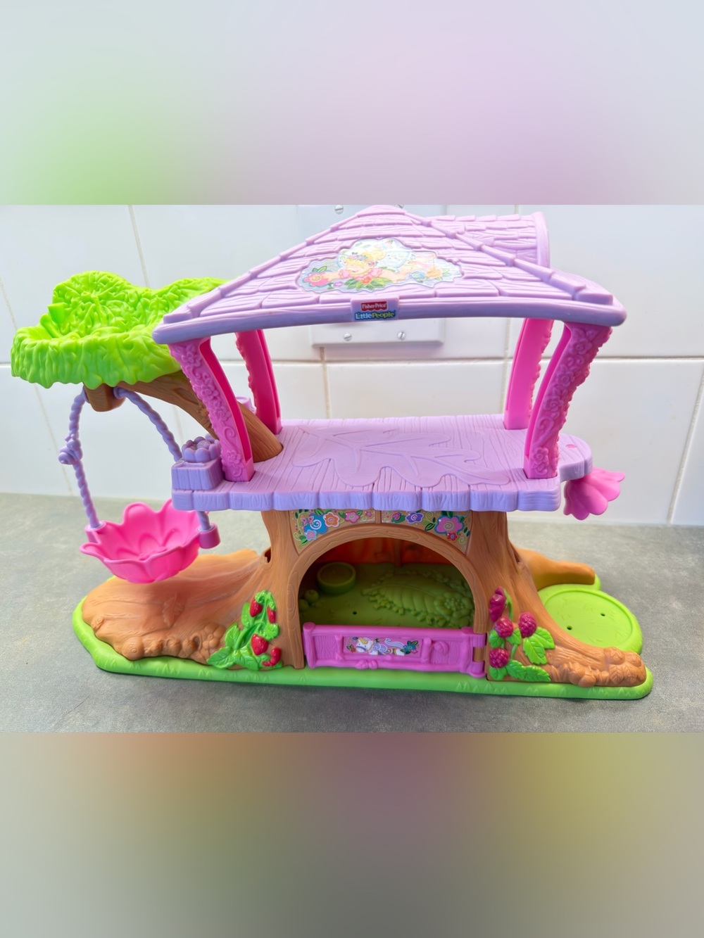 Fisher-Price Little People Pink and Purple Treehouse Playset